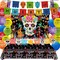 Day of The Dead Decorations Includes 3 Dia de Los Muertos Banner,(Black Red Pink)